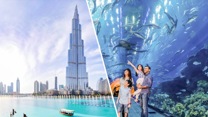 Burj Khalifa and Dubai Aquarium Combo Tickets
