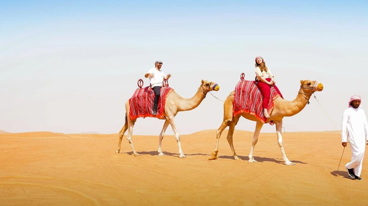 Dubai Desert Safari with BBQ Dinner, Camel Ride and Live Show