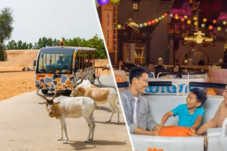 Dubai Safari Park and Motiongate Dubai Combo Tickets